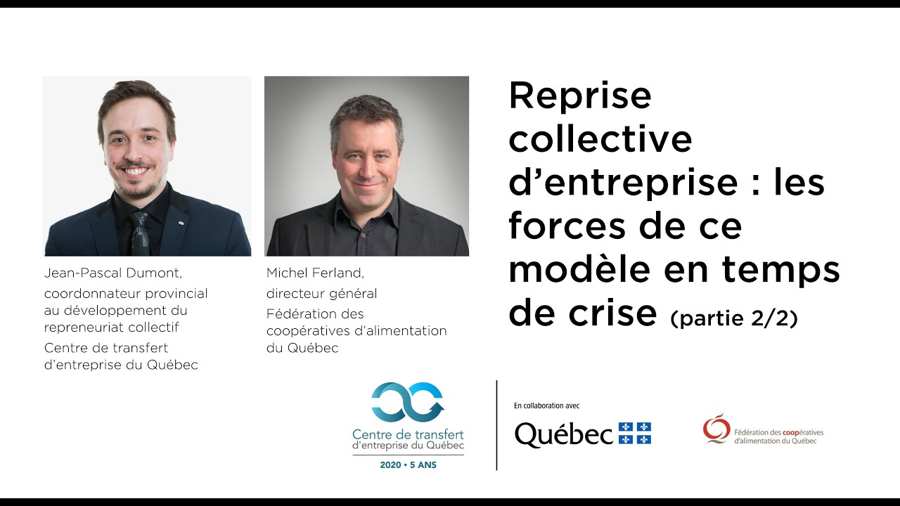 (2 de 2) Reprise collective d&rsquo;entreprise : les forces de ce modèle en temps de crise