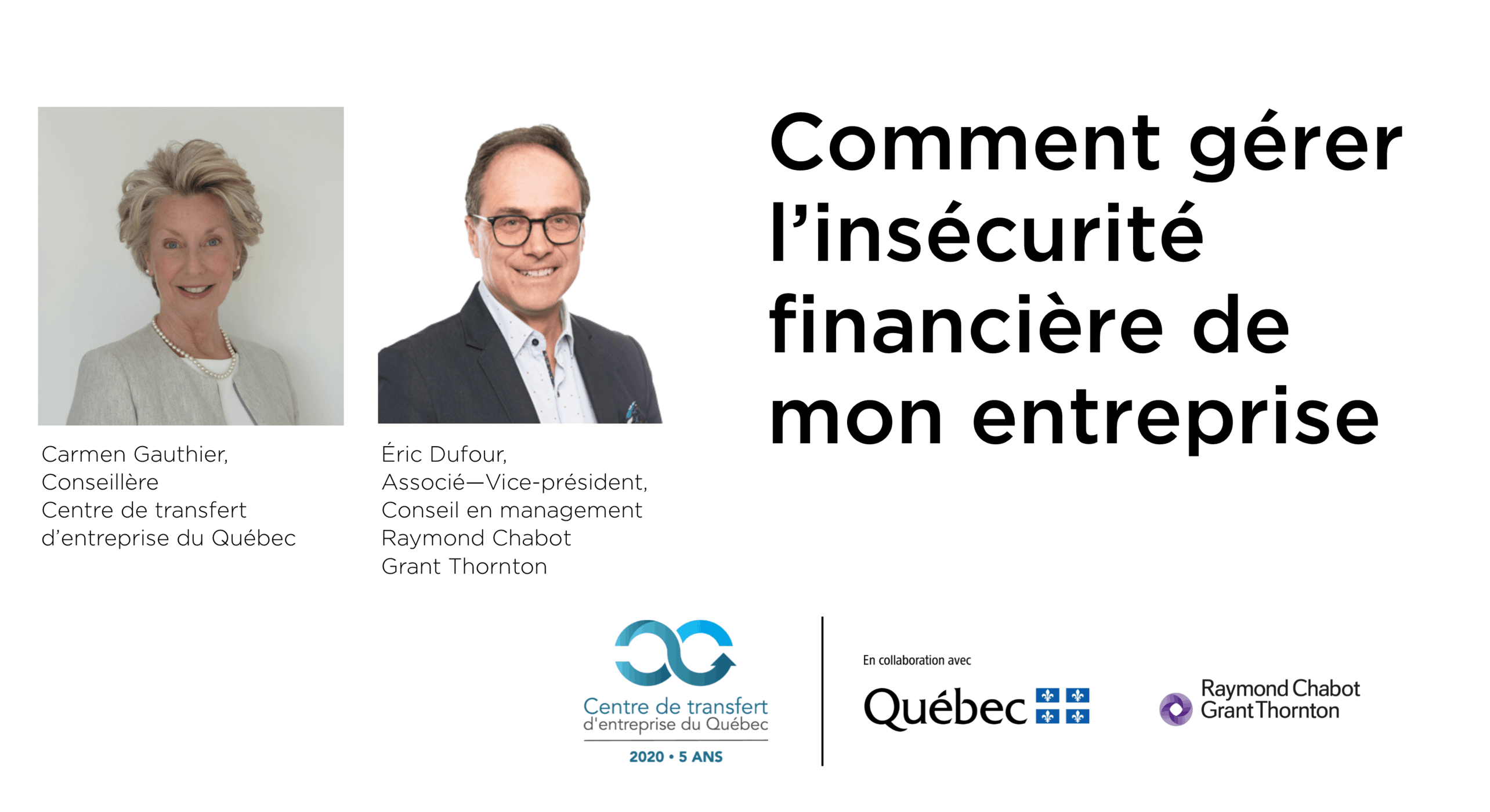 Comment gérer l’insécurité financière de mon entreprise