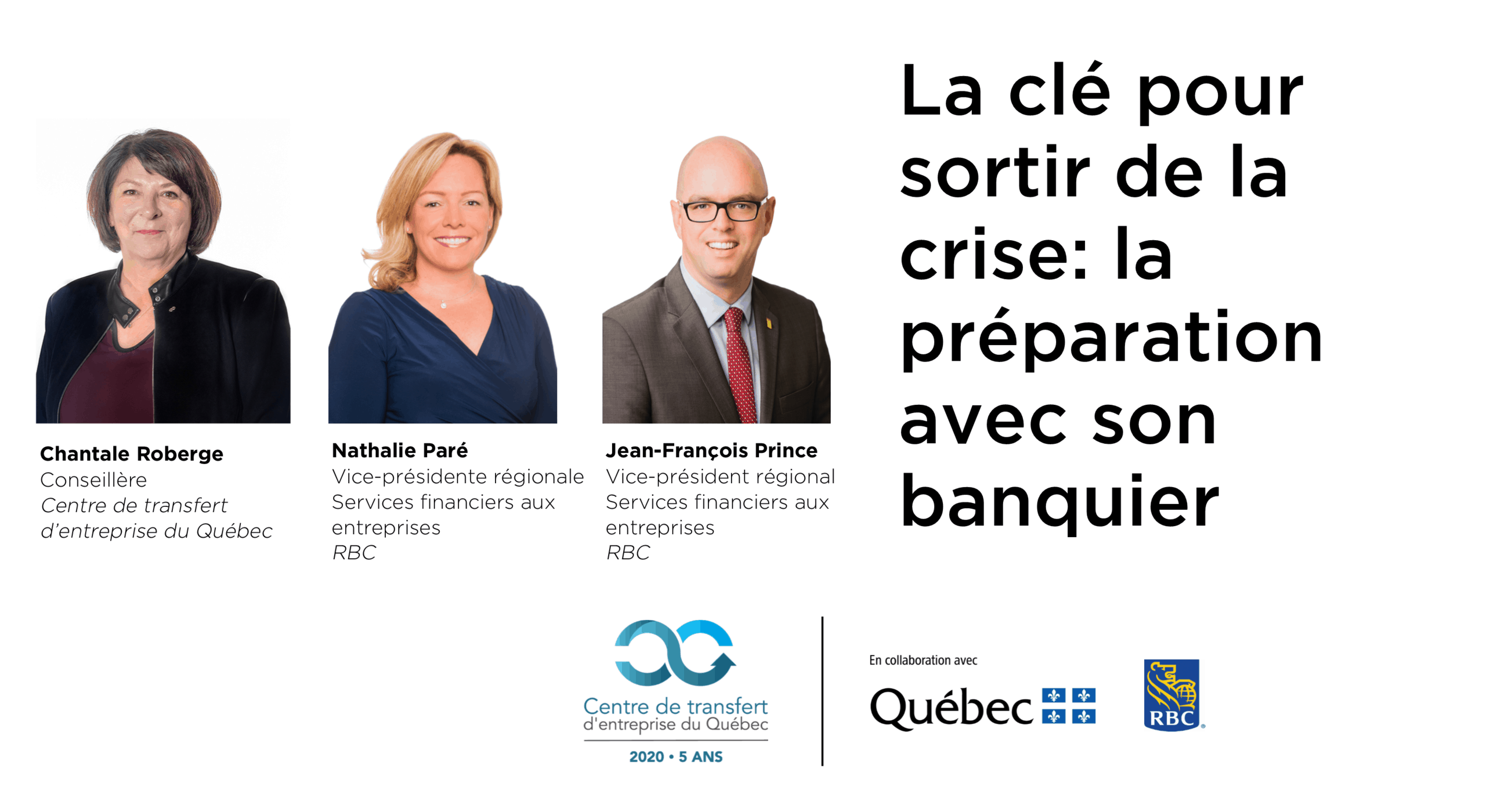 La clé pour sortir de la crise: la préparation avec son banquier