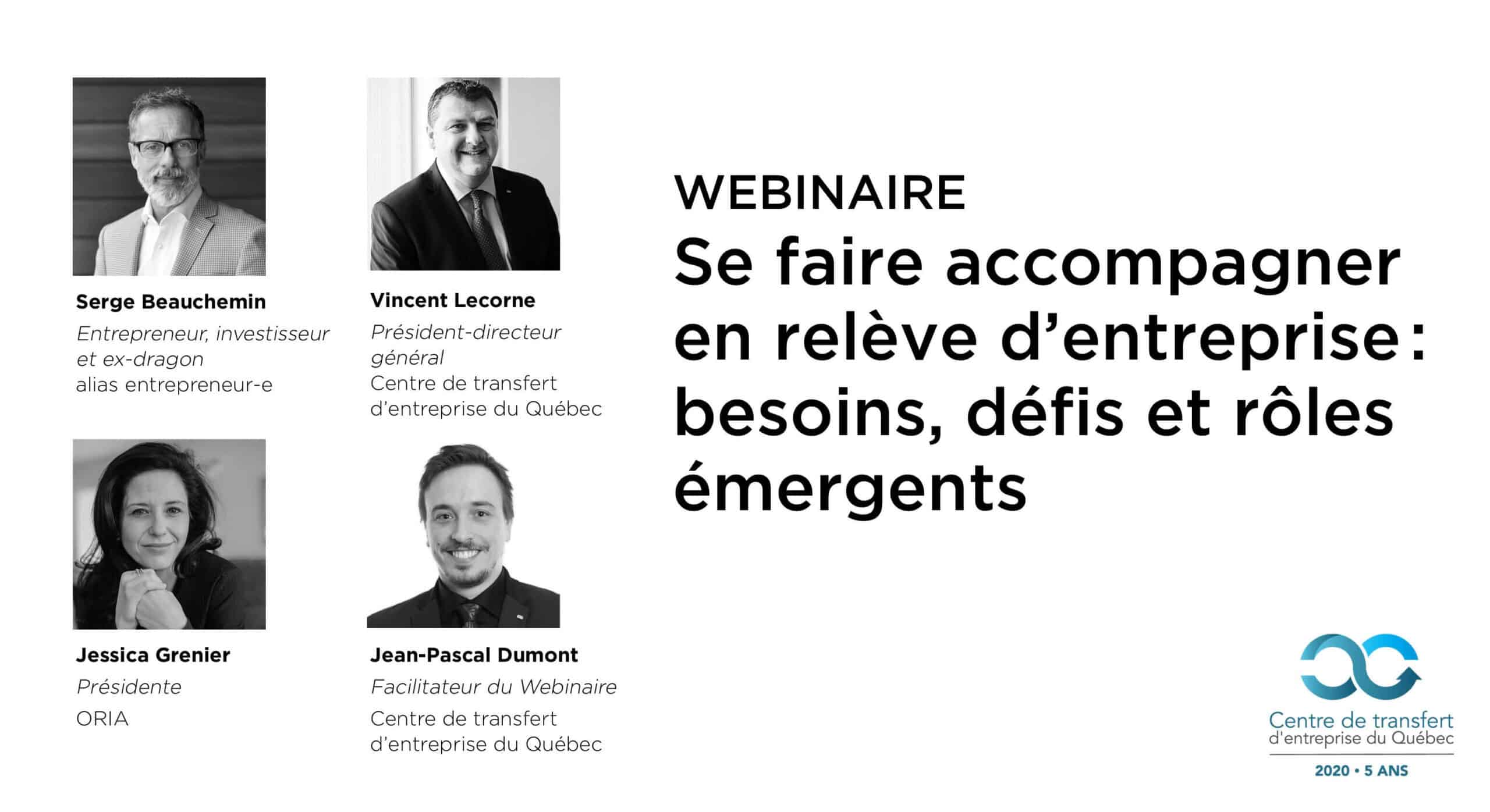 Se faire accompagner en relève d&rsquo;entreprise: défis et rôles émergents