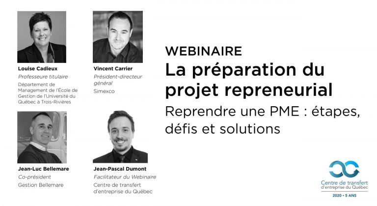 intervenants du Webinaire