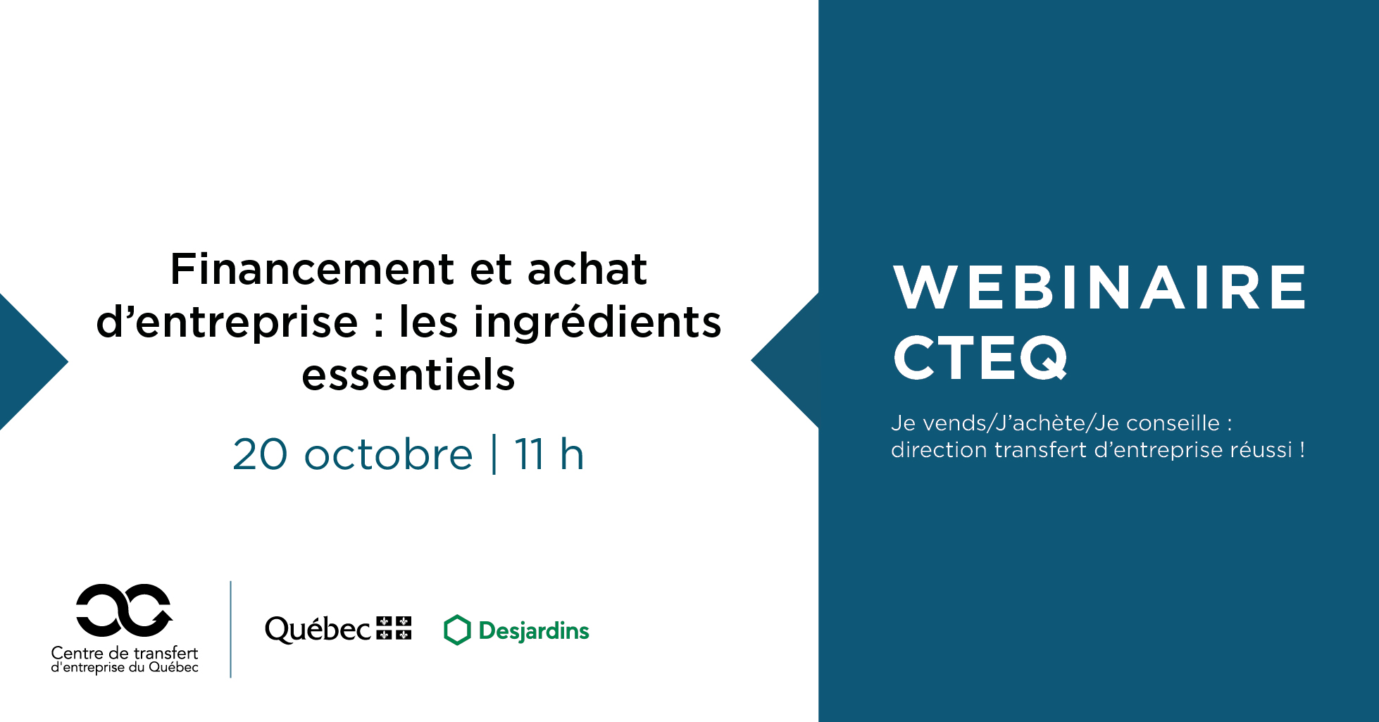 Webinaire : Financement et achat d&rsquo;entreprise : les ingrédients essentiels