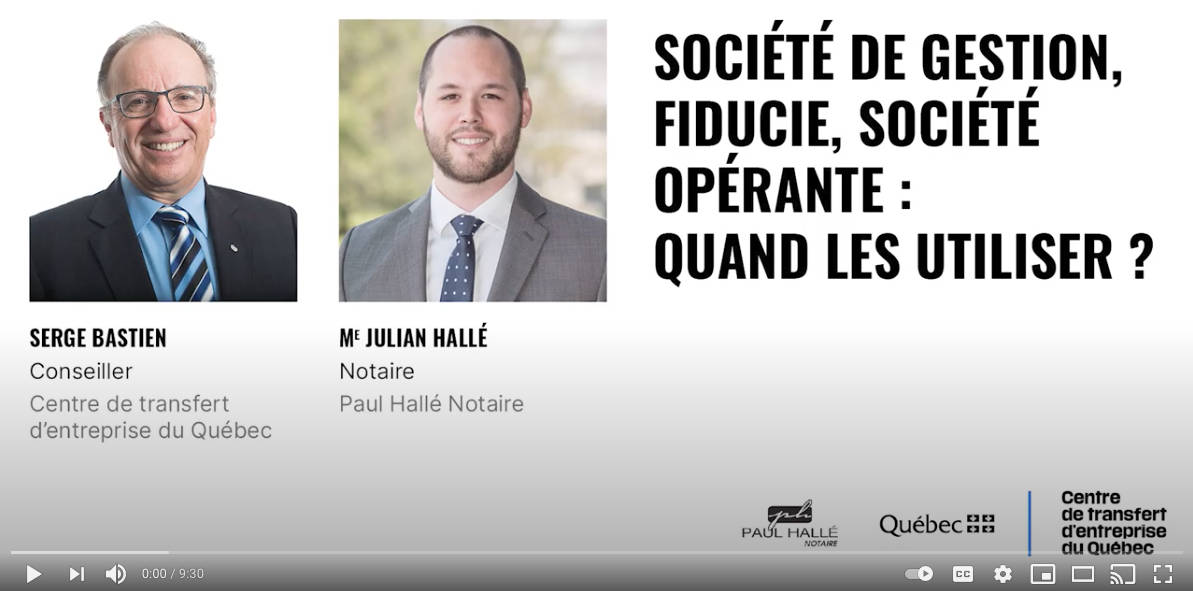 Société de gestion, fiducie, société opérante : quand les utiliser ?