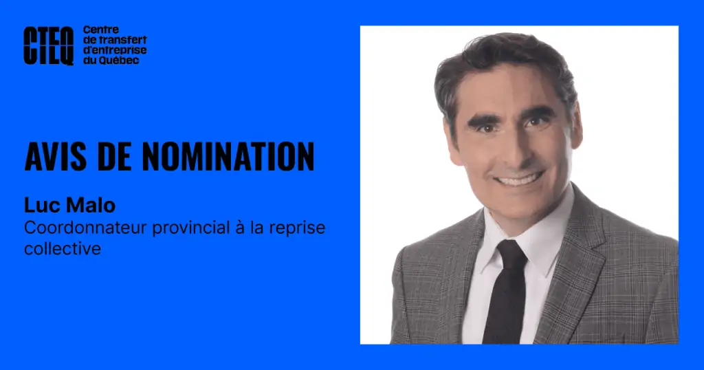 avis de nomination luc malo