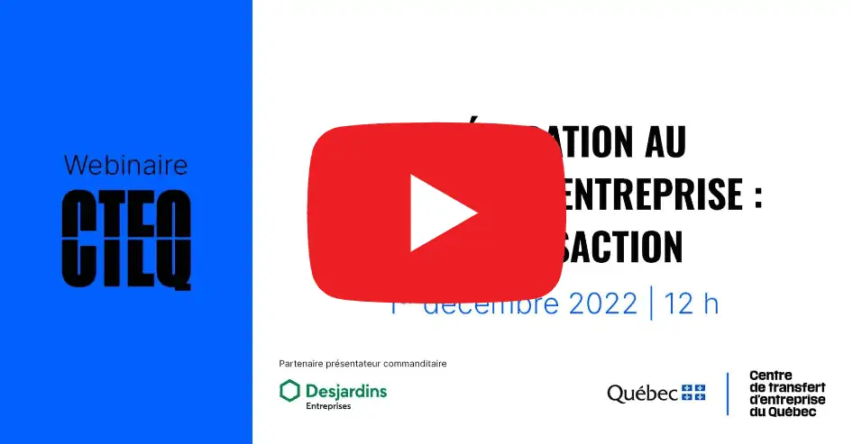 webinaire desjardins transaction