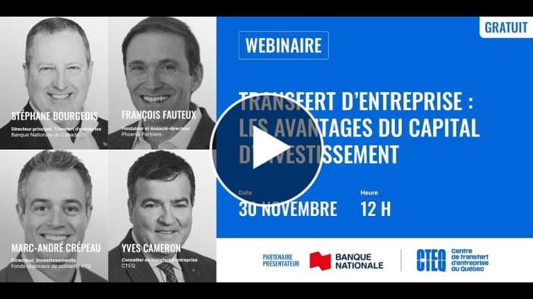 Transfert d'entreprise : les avantages du capital d'investissement
