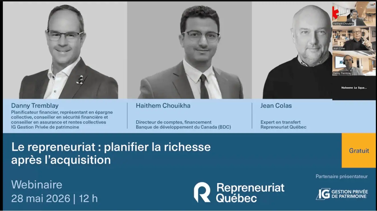 Le repreneuriat : planifier la richesse après l’acquisition