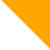 Décoration triangle orange