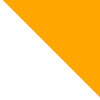 Décoration triangle orange